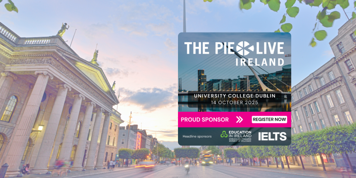 Event poster showcasing PIE Live Ireland 2025 event