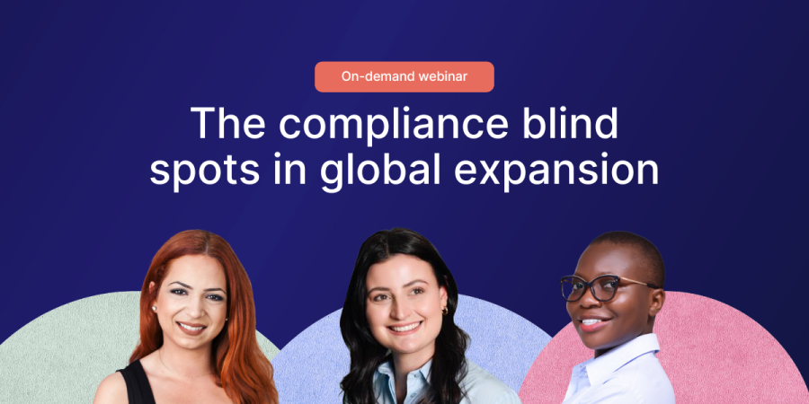 headshots of compliance webinar's host and speakers at Mauve Group