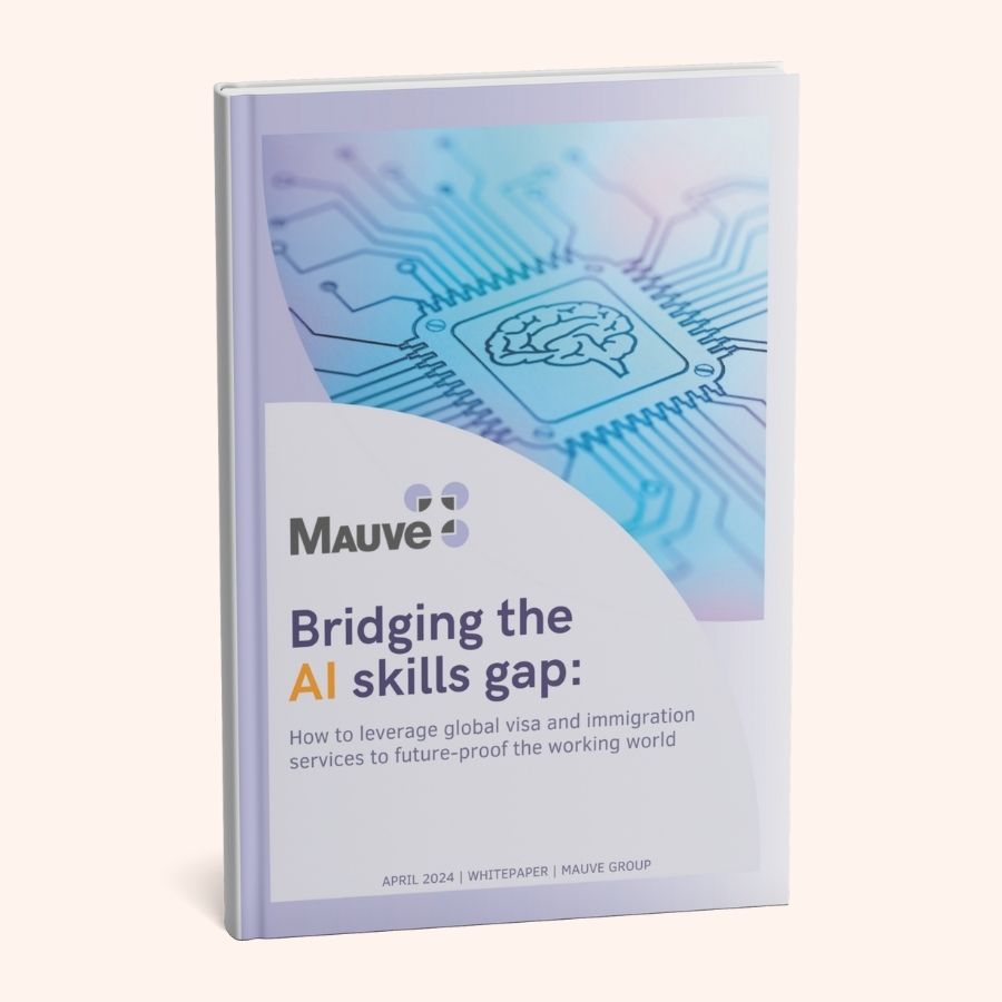 the cover of the whitepaper features a picture of a circuit board with an image of a brain on it