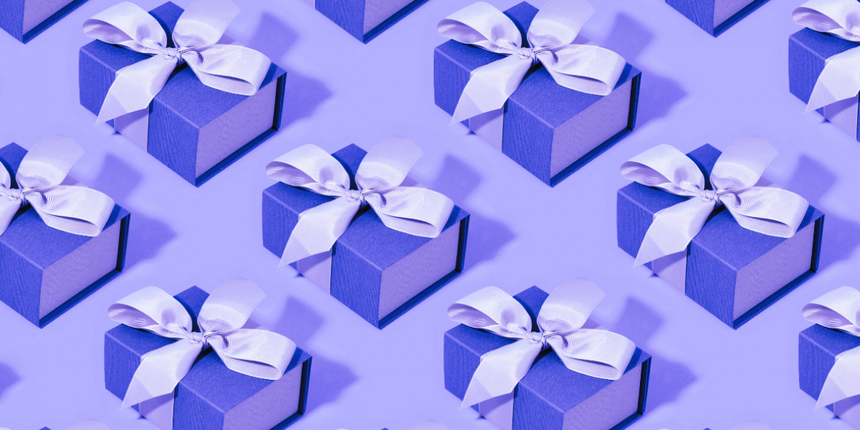 mauve gift boxes