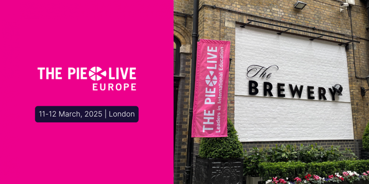 event banner for pie live europe 2025 conference at the brewery in london