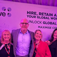 team mauve with esteemed athlete iwan thomas