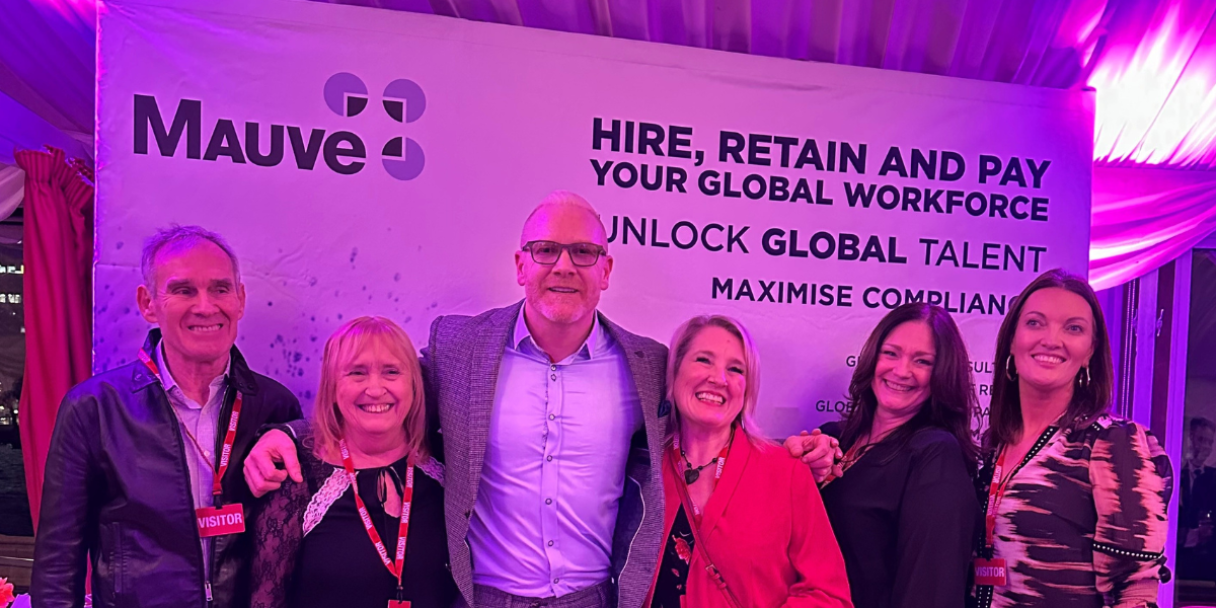 team mauve with esteemed athlete iwan thomas