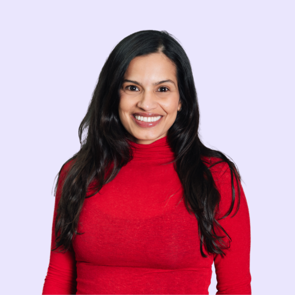 Diana Diaz Headshot with Mauve Background