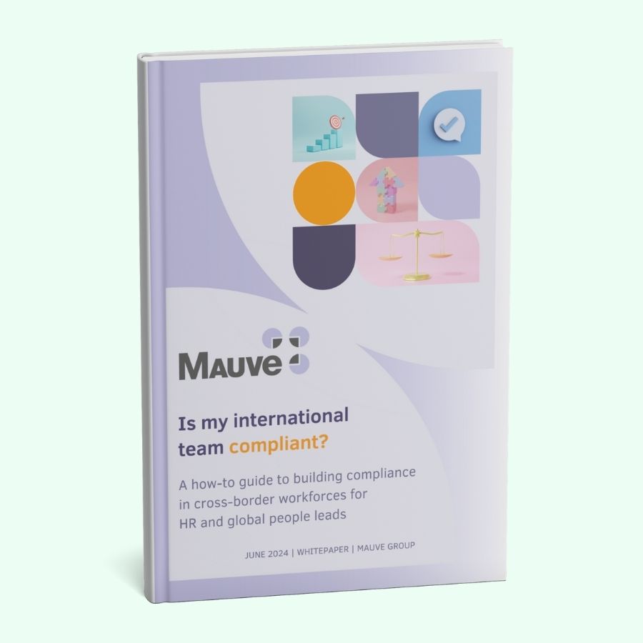 cover page of whitepaper reading 'Is my international team compliant'?