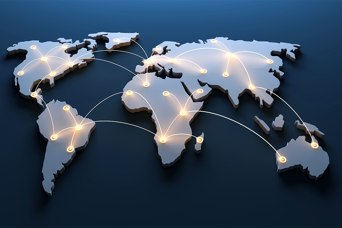 a global representation of the best countries for international expansion