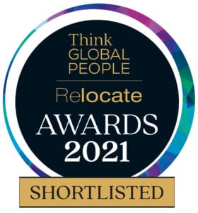 Shorlisted logo for Relocate awards