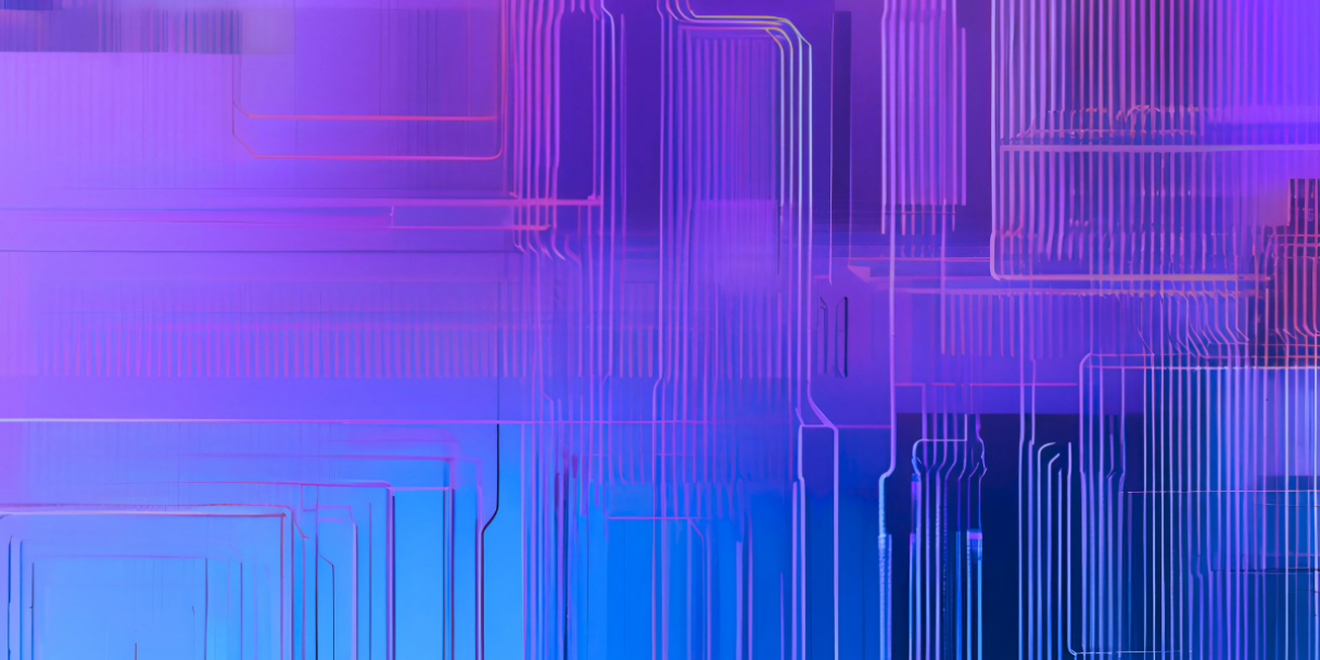 an abstract image of a purple and blue background