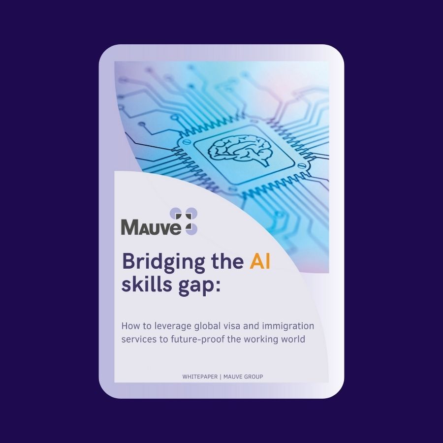 cover of whitepaper on bridging the AI skills gap