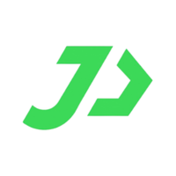 Green stylised logo text with an arrow-like shape, showing the letters “JP” in a bold, italic design. Green stylised logo text with an arrow-like shape, showing the letters “JP” in a bold, italic design.