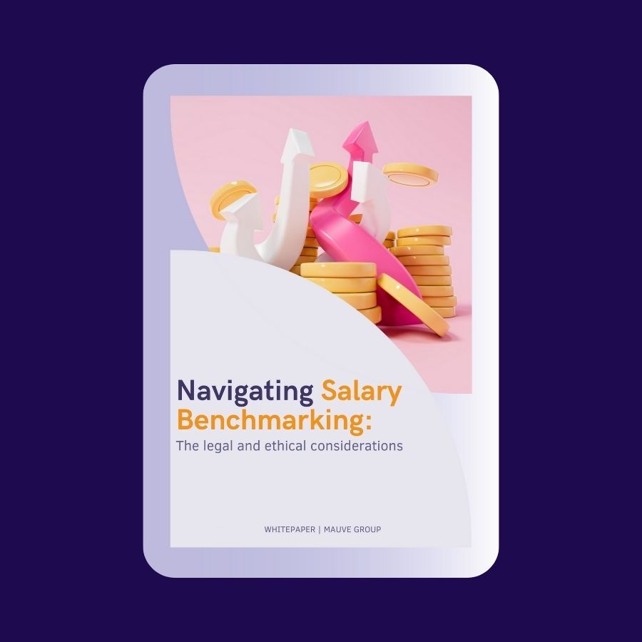 cover of whitepaper on navigating salary benchmarking
