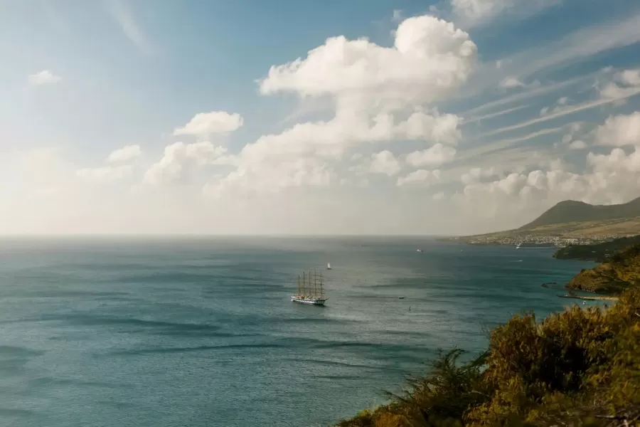 St Kitts and Nevis From Above