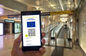 EU Digital Covid Pass on smartphone