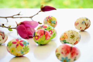 Decorated Easter Eggs - Photo by Boba Jaglicic on Unsplash