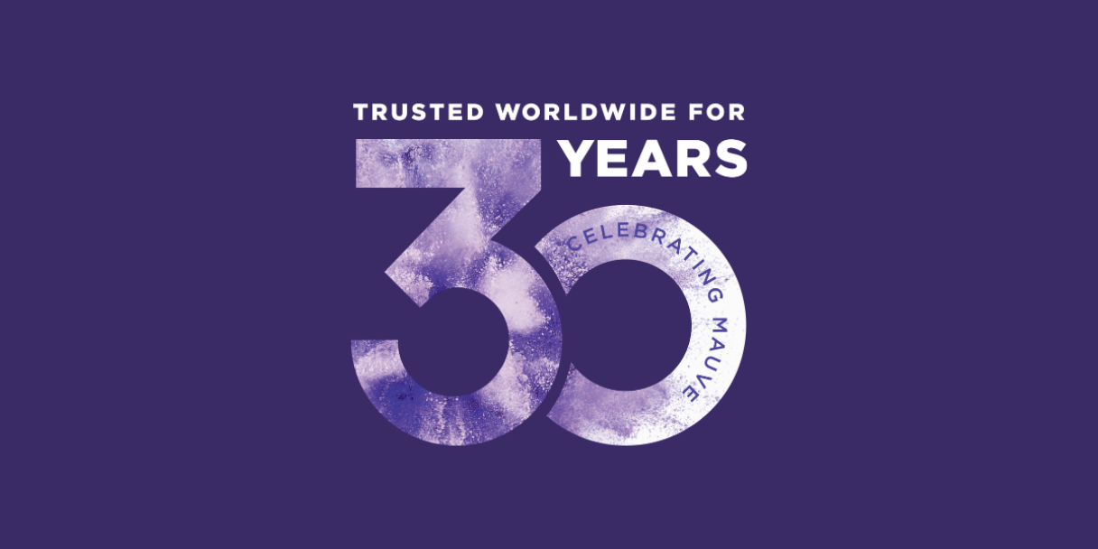 badge reading 'Trusted for 30 years worldwide' over a purple background