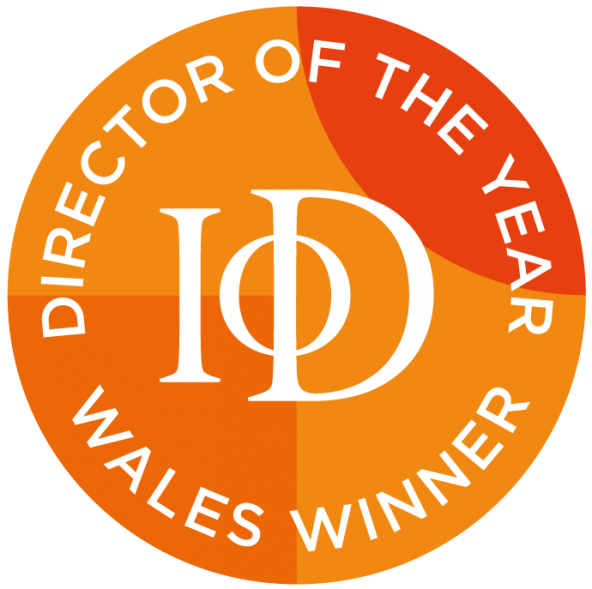 Logotipo del Premio IoD al Director del Año en Gales