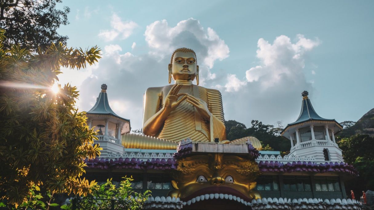 Templo budista de Sri Lanka