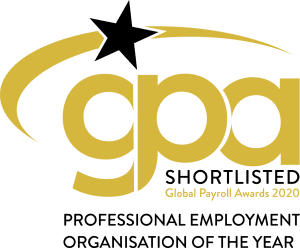 Insignia preseleccionada para los Global Payroll Awards